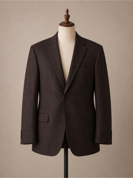 Hickey Freeman Other - Hickey Freeman Dark Brown Sport Coat 44R | Luxury Tailored Blazer | Two Button